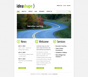 IdeaShape.com homepage